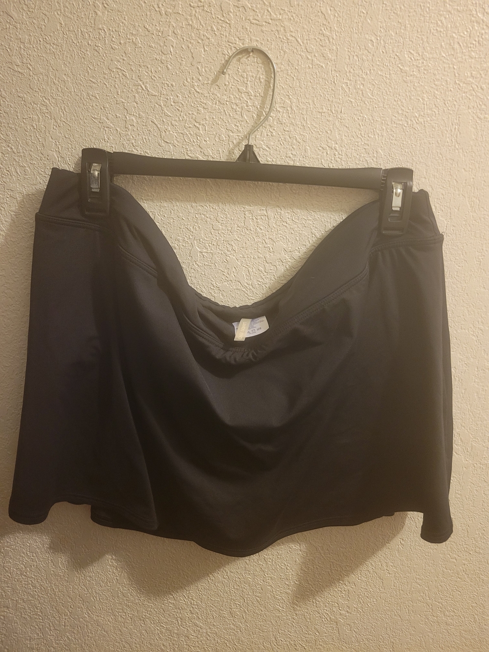 Lands' End Black Swim Skirt Bikini Bottom